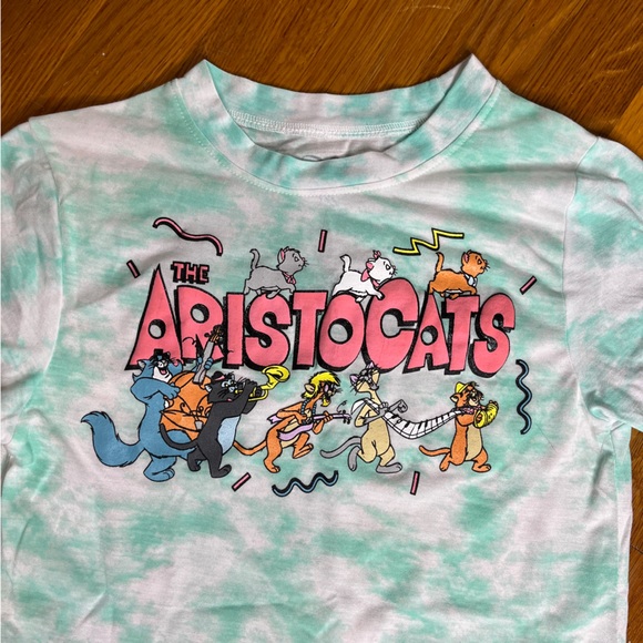Disney Aristocats Multi Mint Blot Juniors' Graphic T-Shirt Size XS - Picture 8 of 10